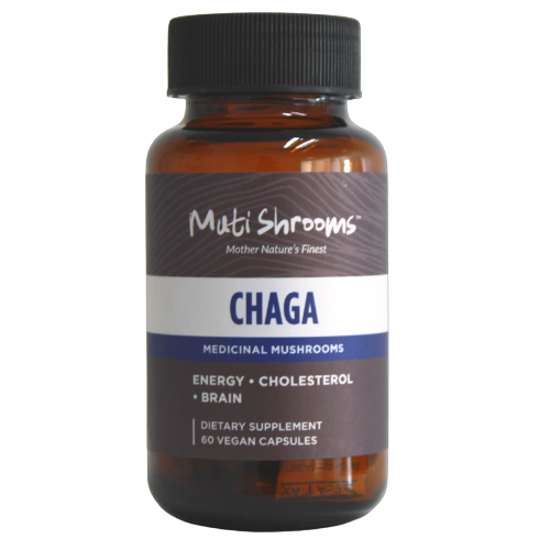 Chaga Medicinal Mushroom (veg capsules) | Muti Shrooms