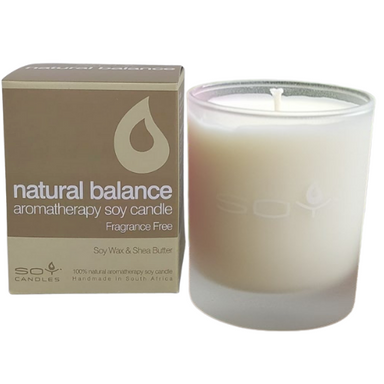 Natural Balance Soy Wax Fragrance-Free Candle