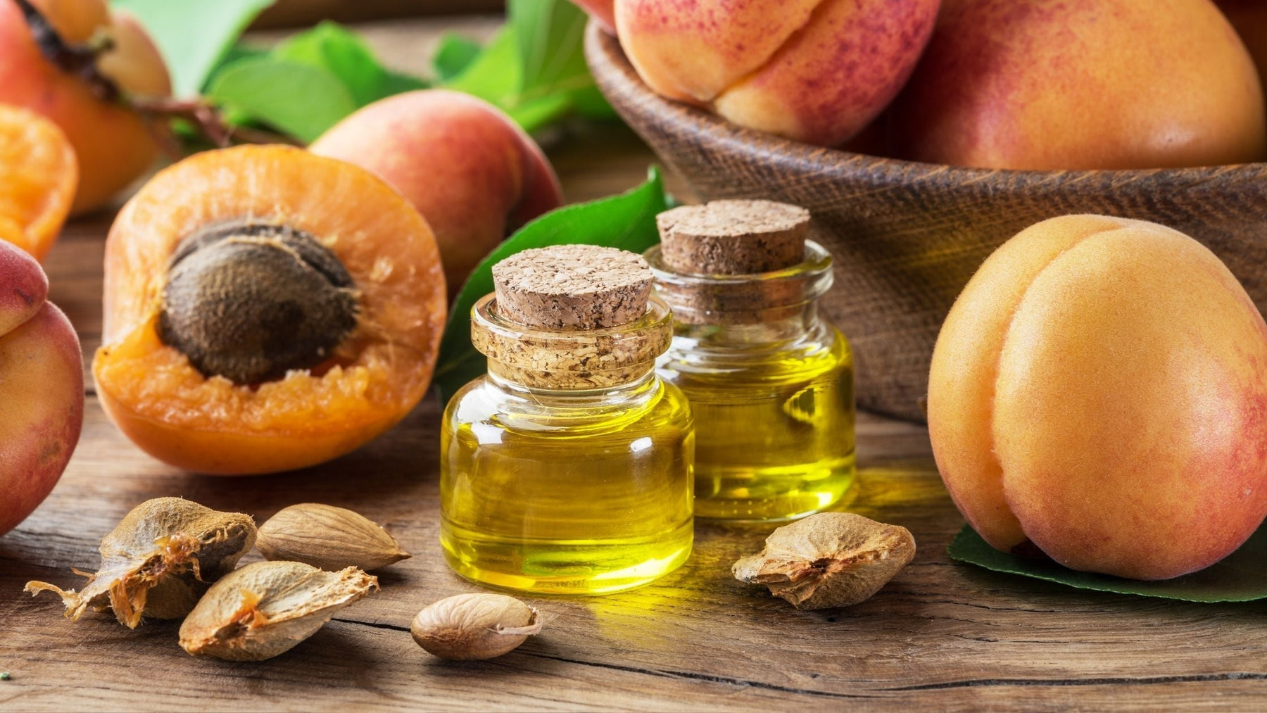 Apricot kernels and apricot kernel oil for natural health and wellness support.