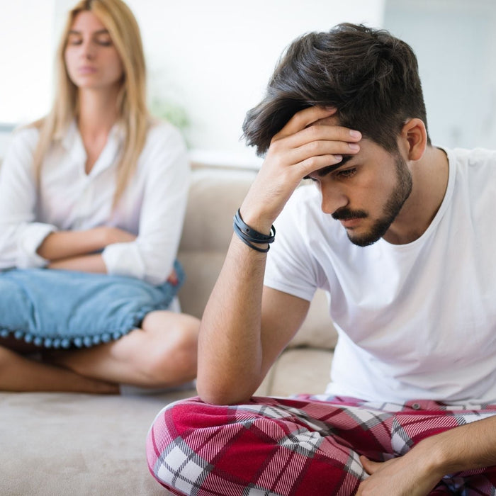 Unhappy married couple on verge of divorce due to impotence