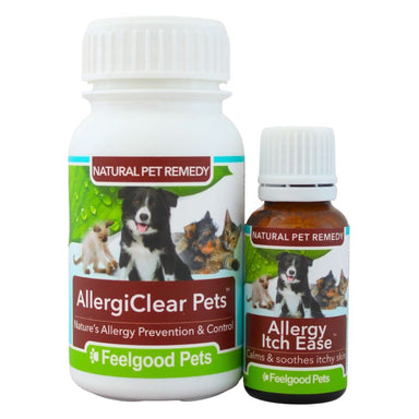 Itchy Skin Combo Pack: AllergiClear Pets + Allergy Itch Ease (SAVE 10%) South Africa