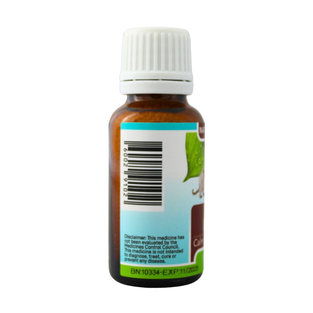 Feelgood health Allergy Itch Ease bottle left view showing barcode and product information