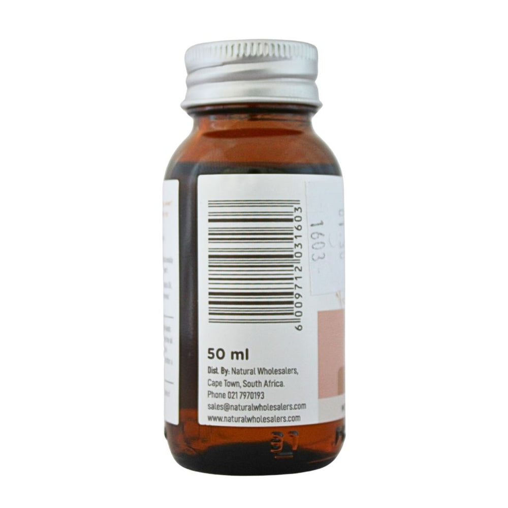 BabyNature Baby Hair Oil label, showing the barcode and disclaimer