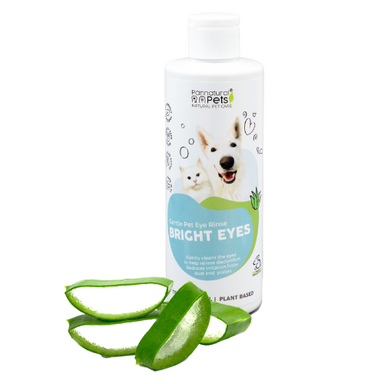 Pannatural Pets Bright Eyes Plant-Based Eye Cleanser For Dogs & Cats