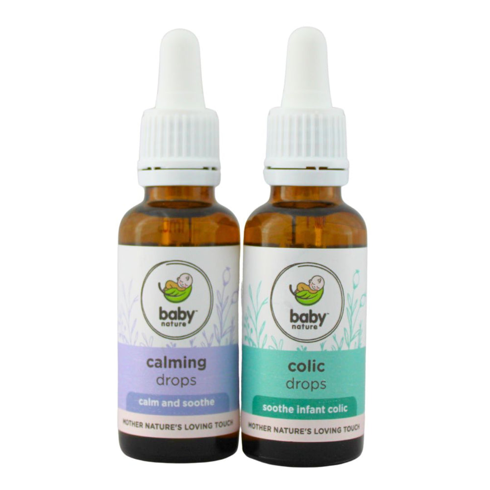Baby Colic Natural Remedy: Calming Drops and Colic Drops, 100% homeopathic duo for safely and effectively soothing and relieving painful spasms related to colic