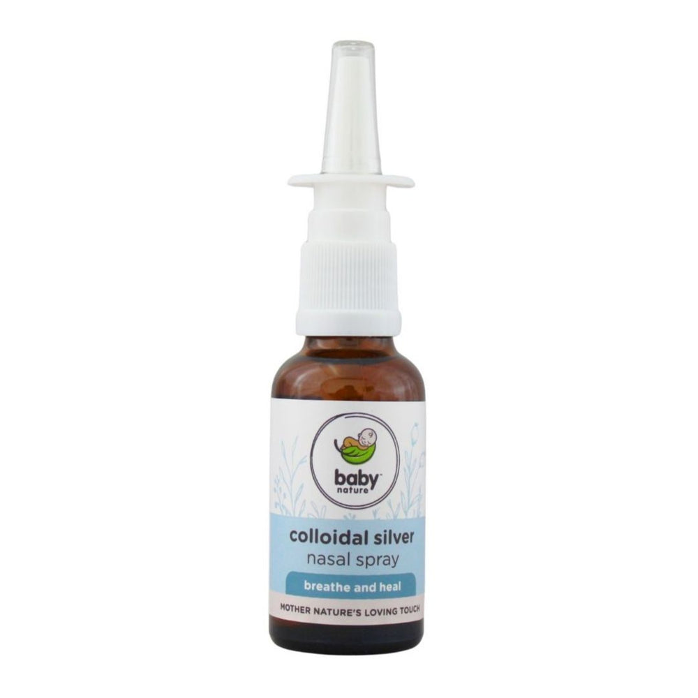 Colloidal Silver Baby Nasal Spray Clears Congestion