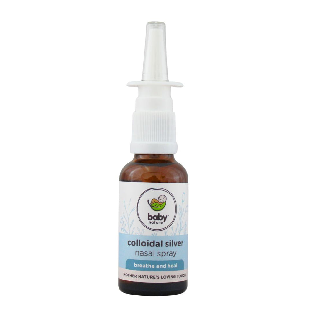 Colloidal Silver Baby Nasal Spray Clears Congestion