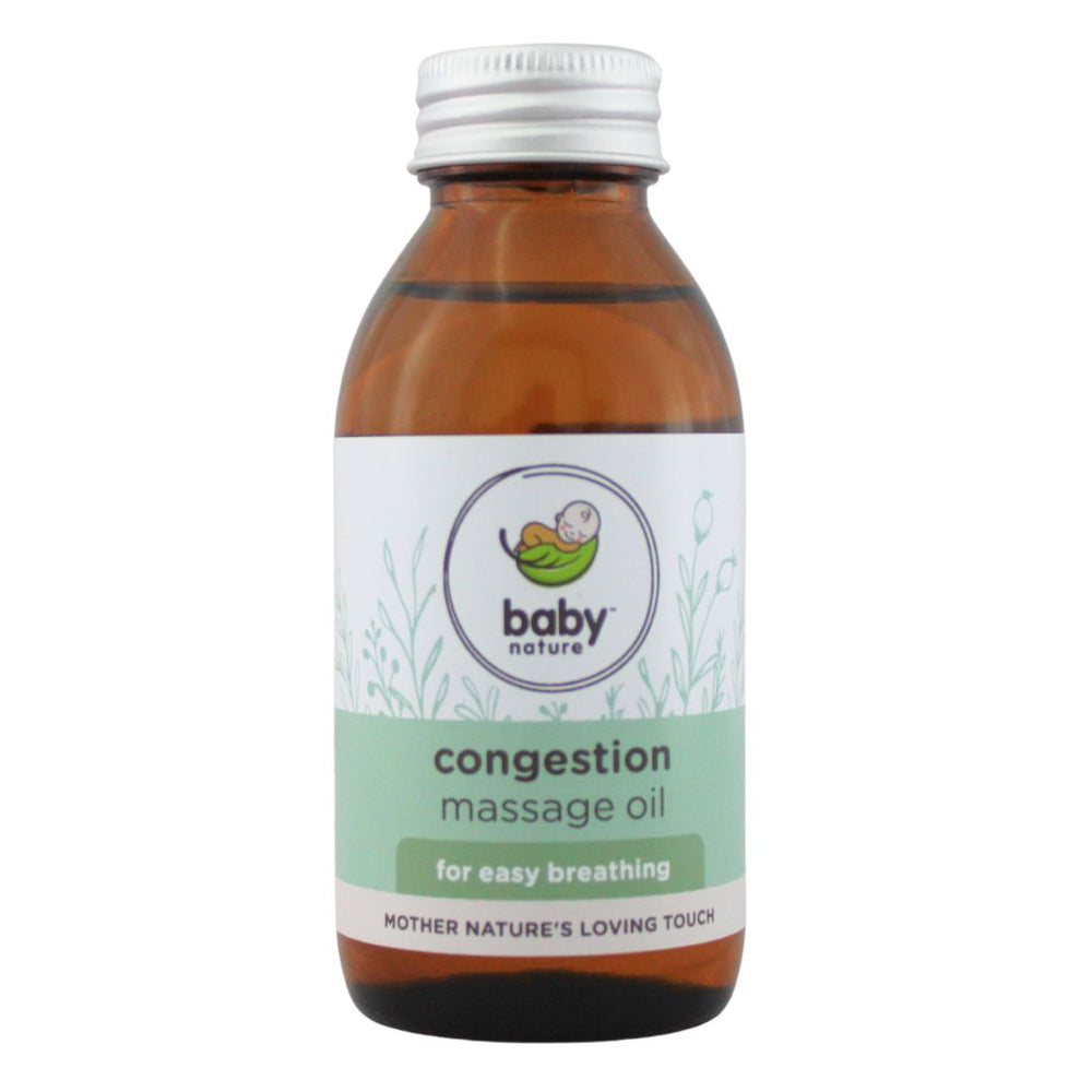 Aromatherapy Baby Massage Oil Eases Congestion