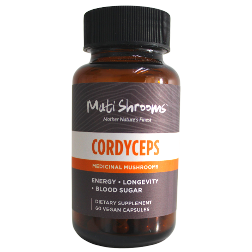 Cordyceps Medicinal Mushroom (60 veg capsules) | Muti Shrooms