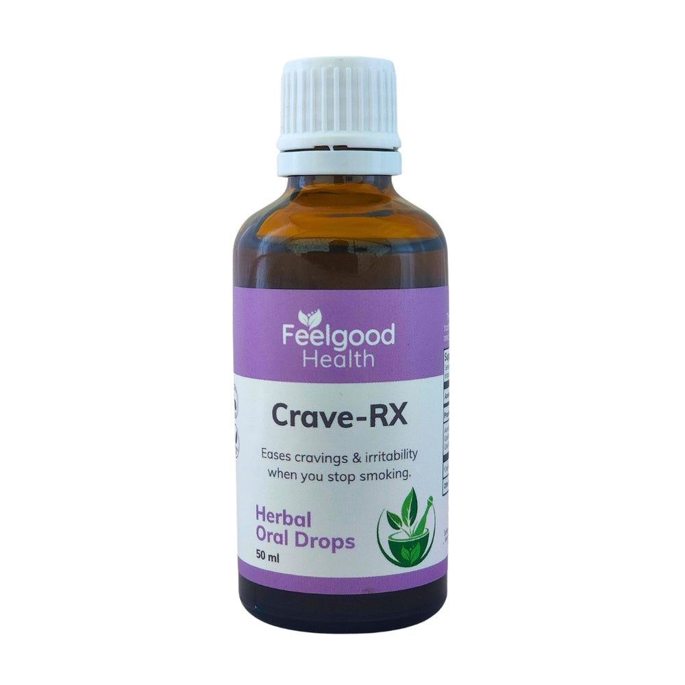 Crave-Rx - Herbal remedy to reduce craving during nicotine & drug withdrawal