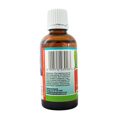 Feelgood Health Fertile XX left view showing barcode and product information