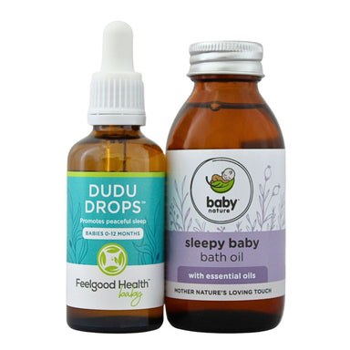 Sleep remedies for babies with DuDu Drops and Sleep Baby Bath Oil