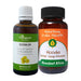 Two natural slimming supplement bottles from Feelgood Health and Inala Health on a white background