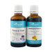 Feelgood Health Focus & Calm + MindSoothe Combo: Two bottles of natural remedies for kids' concentration and mood