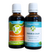 Feelgood Health Focus & Calm + MindSoothe Combo: Two bottles of natural remedies for kids' concentration and mood