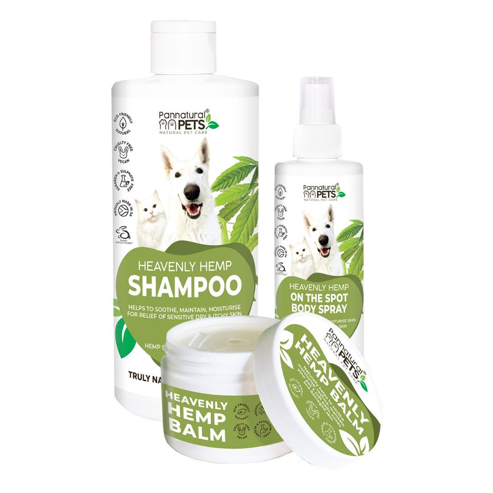 Pet Hemp Combo: Wash + Spray + Balm (SAVE 20%)