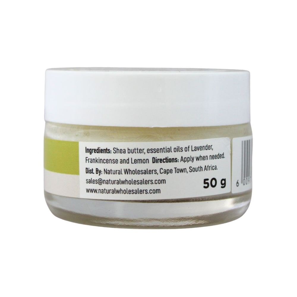 BabyNature Insect Bite Balm 50 g showing ingredients, directions, and  distributor details