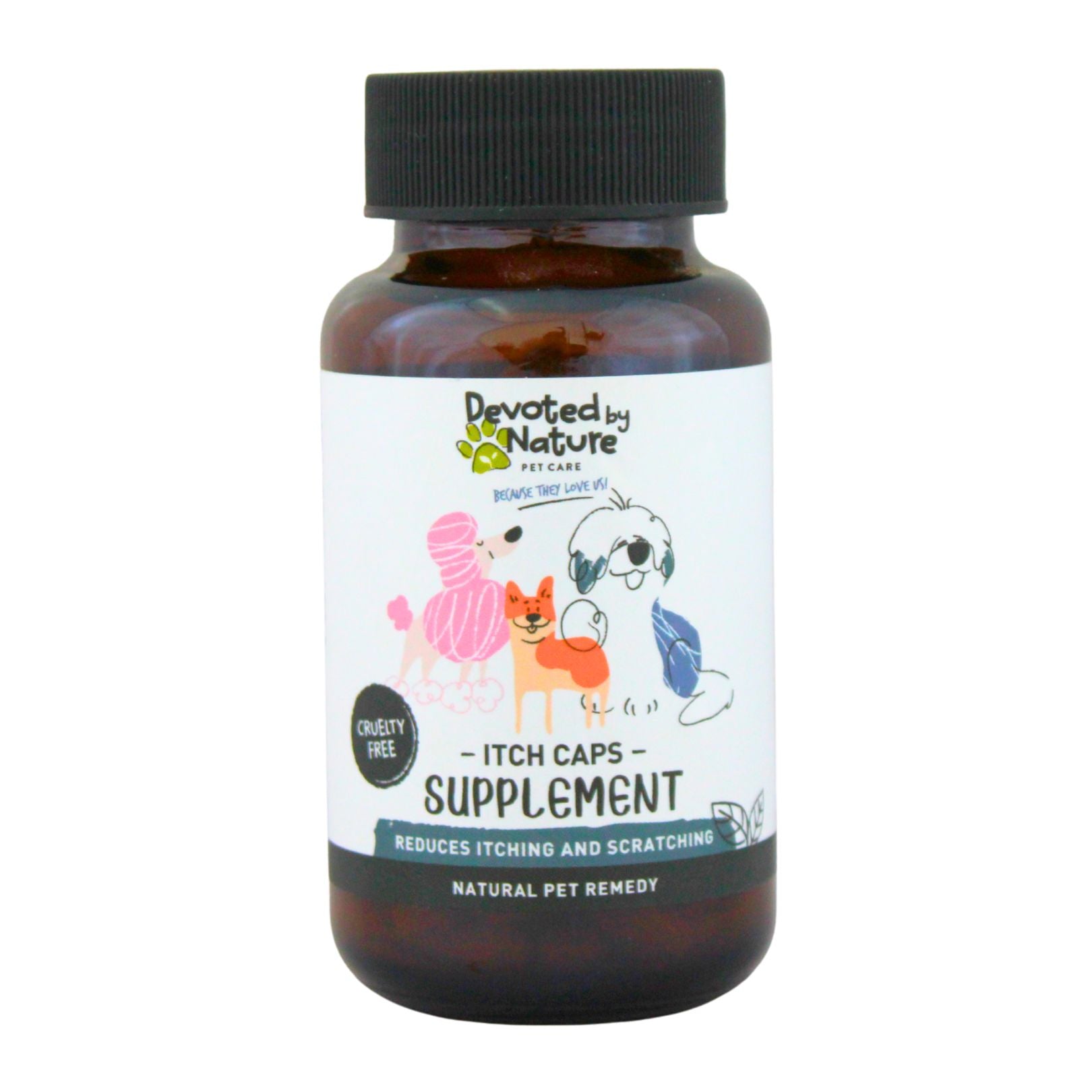 Devoted By Nature Itchy Skin Capsules For Pets