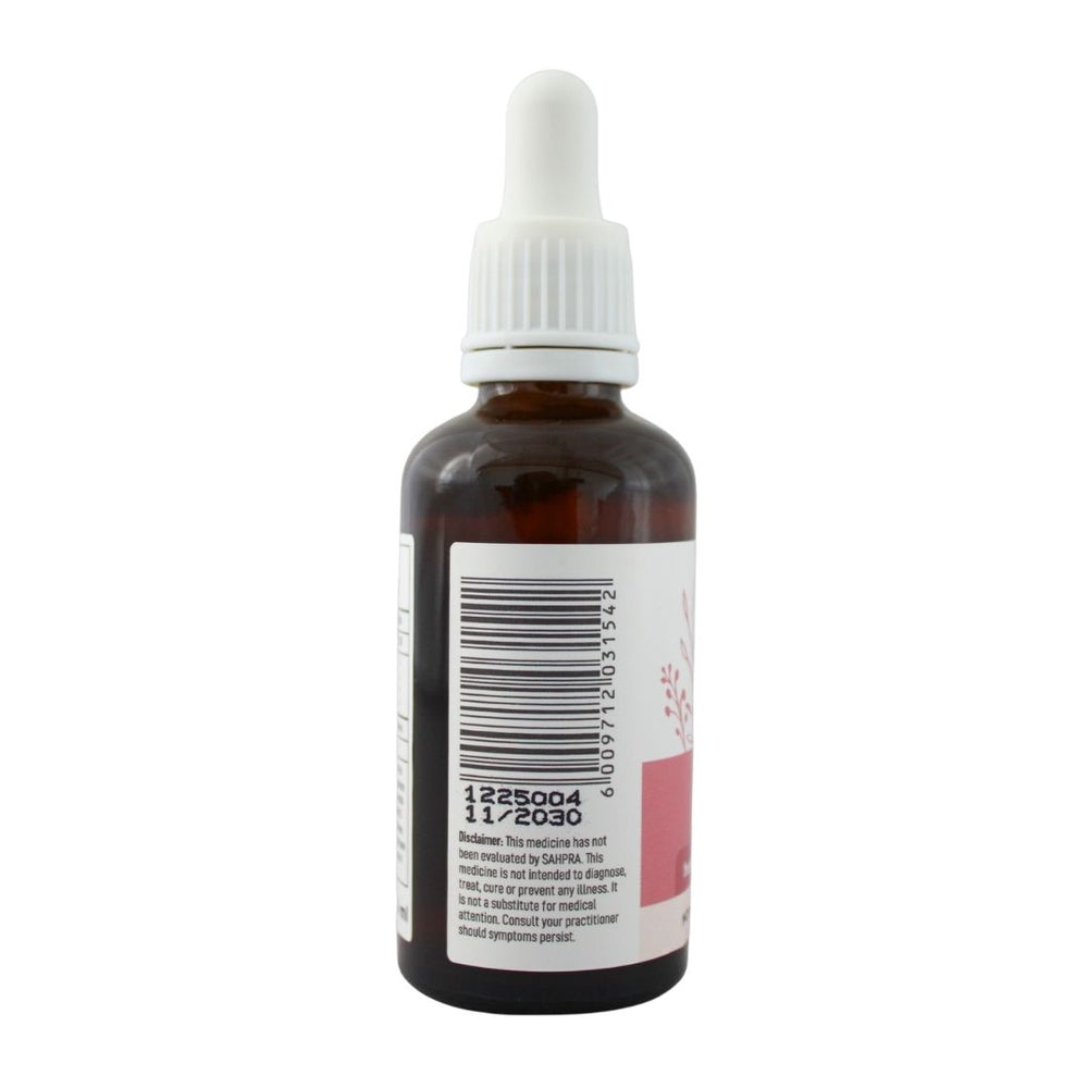 BabyNature Lactation Drops label, showing the barcode and disclaimer