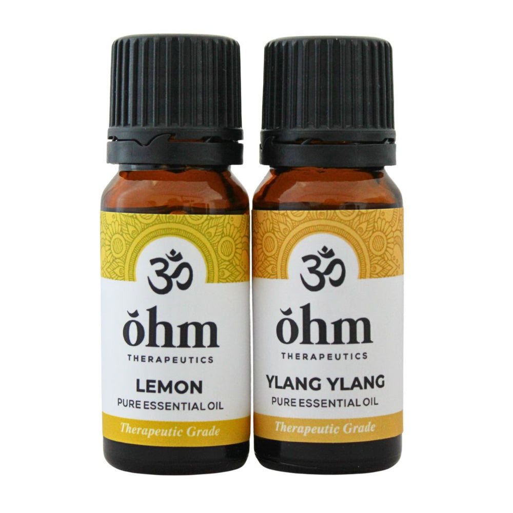 OHM combo - Lemon + Ylang Ylang Essential Oils (10ml)