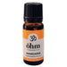 Ohm Therapeutics 100% Pure Mandarin Essential Oil 10ml – amber glass bottle, natural citrus essential oil for aromatherapy, skincare, and relaxation.