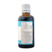 Feelgood Health MindSoothe Jr herbal tincture 50ml bottle showing the ingredients label with directions for use and supplement facts.