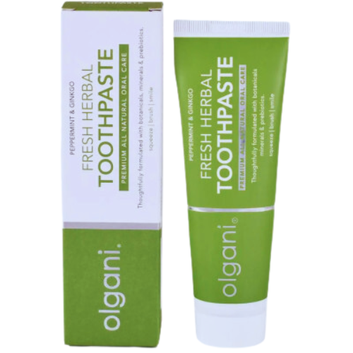 Olgani Refreshing Herbal Toothpaste: All-Natural & Organic!