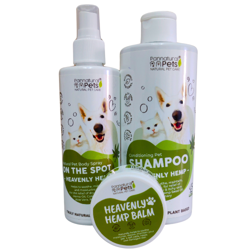 Pet Hemp Combo: Wash + Spray + Balm (SAVE 20%)