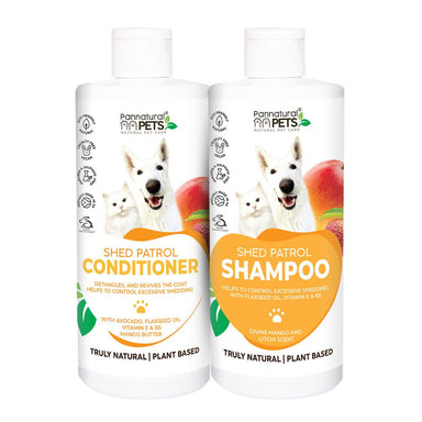 Combo: Shed Patrol Mango Pet Conditioner + Shed Patrol Mango Pet Shampoo (SAVE 10%)