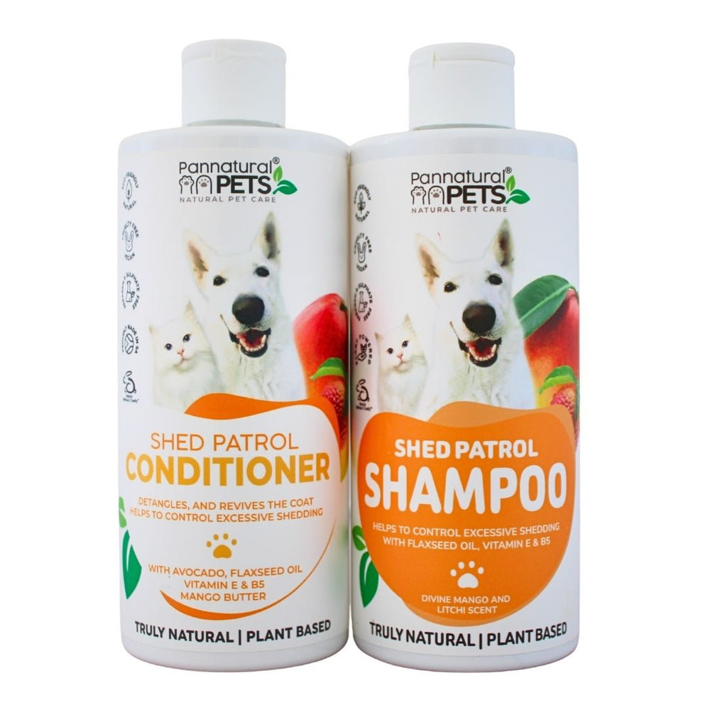 Combo: Shed Patrol Mango Pet Conditioner + Shed Patrol Mango Pet Shampoo (SAVE 10%)