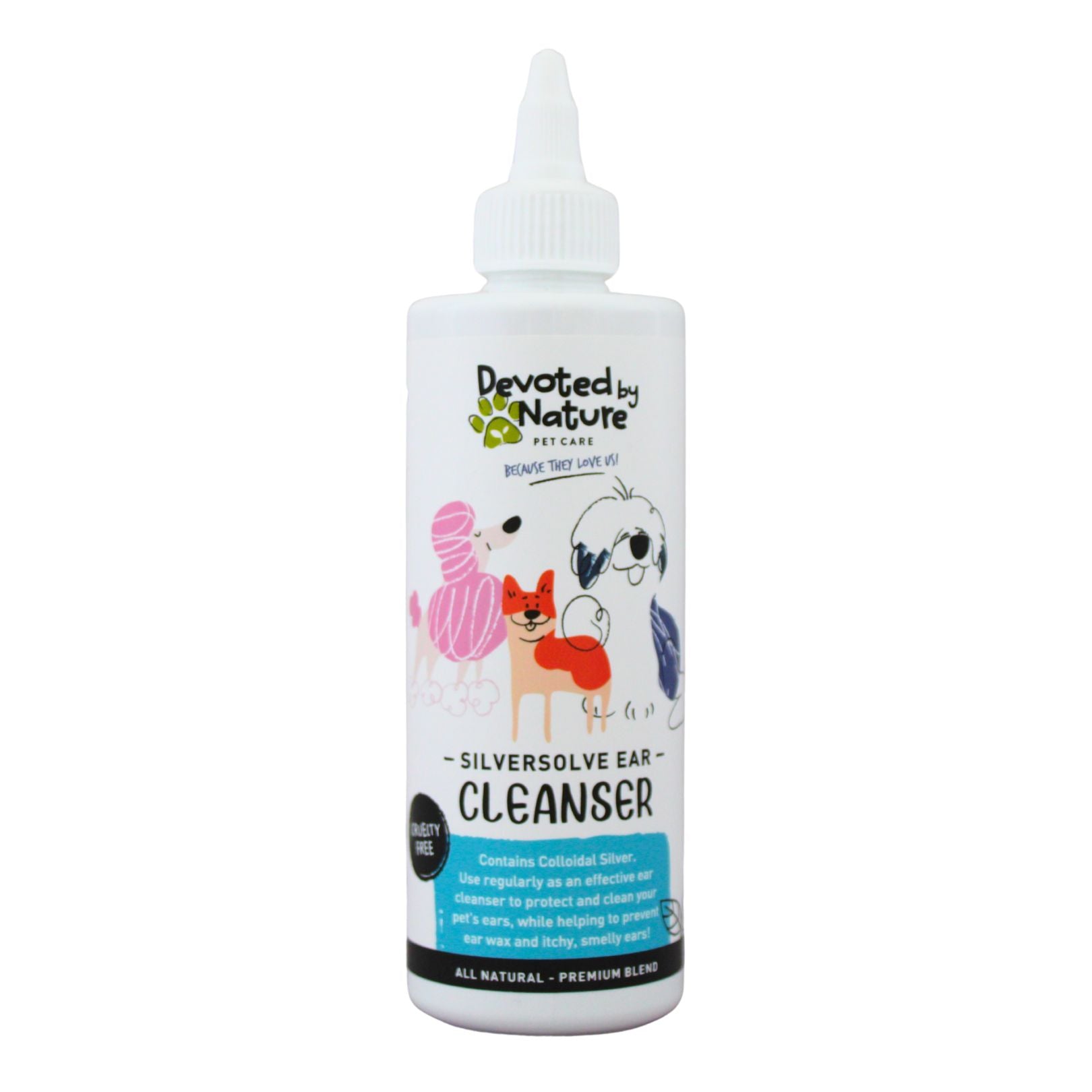 Colloidal Silver Ear Drops And Ear Cleanser For Pets