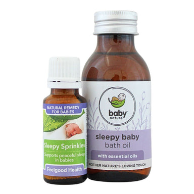 Sleepy Sprinkles and Sleepy Baby Bath Oil for babies.