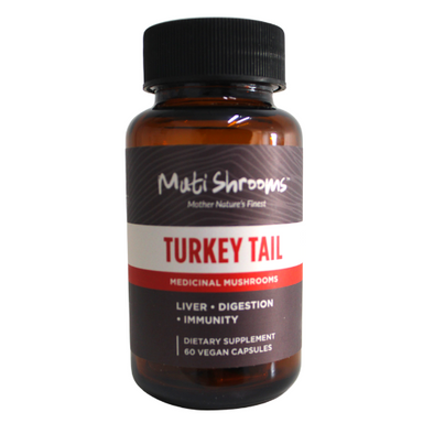 Turkey Tail Medicinal Mushroom (60 veg capsules) | Muti Shrooms