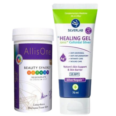 Acne Combo to treat acne issues with AllisOne Beauty Synergy and Colloidal Sliver Healing Gel