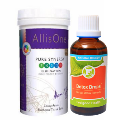 Pure Synergy + Detox Drops Combo to flush all the toxins