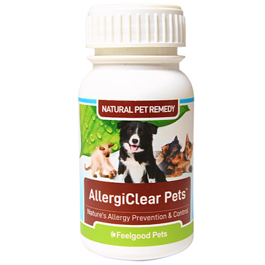 Feelgood Pets AllergiClear Pets - Natural allergy treatment for dogs & cats