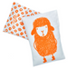 Hand printed 100% cotton flannel heat therapy bags for babies
