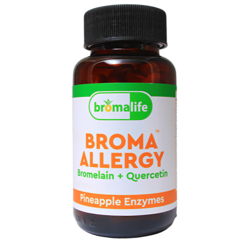 Broma Allergy Bromelain Quercetin Allergy Hay Fever Natural Remedy