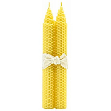 Simply Bee Long Pure Unbleached Beeswax Candles
