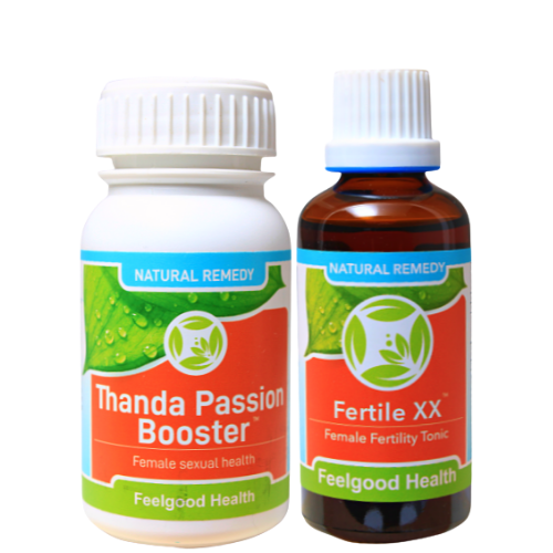 Female Fertility Combo Pack: Thanda Passion Booster + Fertile XX South Africa