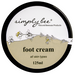 Simply Bee natural organic foot cream