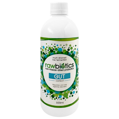 Raw liquid probiotic for gut health