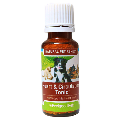 Feelgood Pets Heart & Circulation Tonic - Natural homeopathic heart remedy for dogs & cats