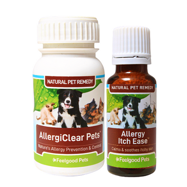 Itchy Skin Combo Pack: AllergiClear Pets + Allergy Itch Ease (SAVE 10%) South Africa