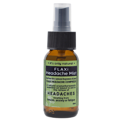 Aromatherapy Headache Mist FLAXi Headache Compress