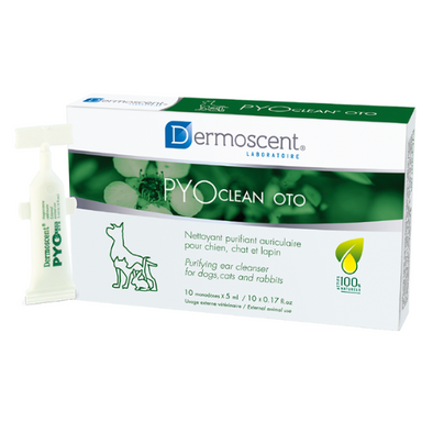 Dermoscent PyoClean Otto safe and natural ear cleanser for dogs and cats