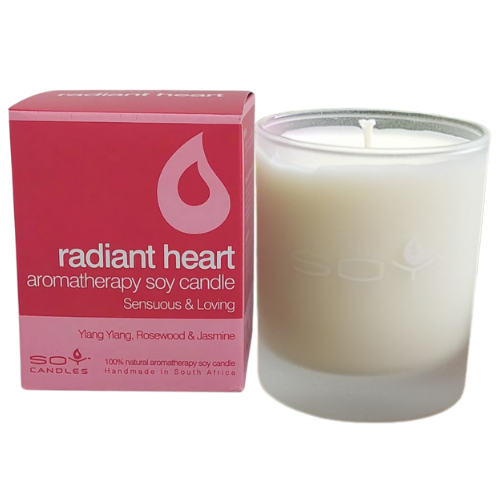 Aromatherapy Soy Wax Candle Radiant Heart