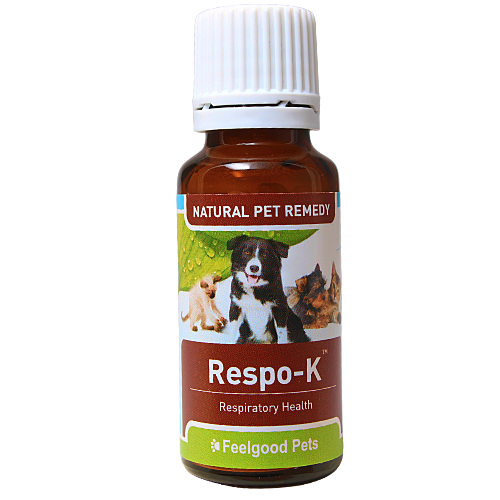 Feelgood Pets Respo-K - Natural remedy for pet respiratory infections asthma