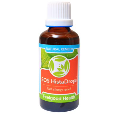 Feelgood Health SOS HistaDrops - Natural remedy for hay fever & seasonal allergies