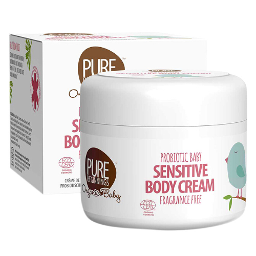 Sensitive fragrance-free probiotic baby body cream